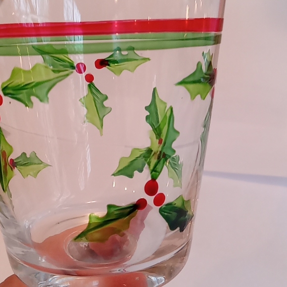 2 Yankee Candle Christmas holly votive candle holders - Picture 6 of 13